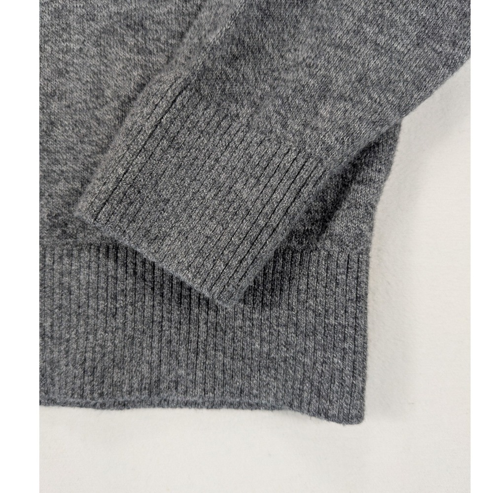 Hollister Sweater Men XXS Gray V-neck Lightweight Casual Preppy Tween Boy 14 EUC - Picture 5 of 10